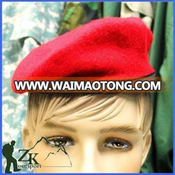 2016 Fashion Many Color Hot Sale Beret 100% Wool Beret High Quality Cap Military Army Beret BET-996